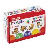 Гуашь 6цв 10мл ПИФАГОР ЭНИКИ-БЕНИКИ"