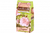 Чай "Basilur" "Bouquet" карт 100г Cream Fantasy аром. зел. (Букет Кремовая фантазия)