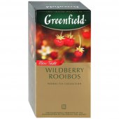 Чай травяной Greenfield Wildberry Rooibos 25*1,5 г травяной