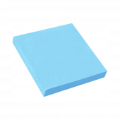 Блок самоклеящийся 76x76мм 100л голубой Sticky notes 