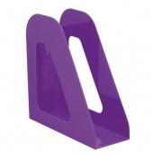 Лоток вертикальный для бумаг СТАММ «Фаворит», ширина 90 мм, фиолетовый