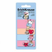 Закладки клейкие бумажные ErichKrause Yummy, 60x20 мм, 60x30 мм, 80 листов