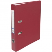 Папка-регистратор OfficeSpace, с покрытием из ПВХ, 50 мм, бордовая