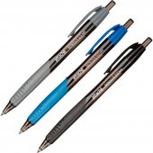 Ручка шариковая автоматическая Attache Selection "Genious", 0,5 мм, стержень синий, корпус ассорти