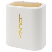 Ёмкость (корзина) для мусора настольная белая