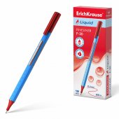 Ручка капиллярная ErichKrause Liquid F-20 Stick, цвет чернил красный