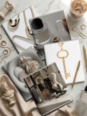 Тетрадь 48 л. А5 клетка, на скрепке, офсет LOREX EVERYDAY VIBE мелованный картон, двойная обложка, запечатка форзаца, soft touch