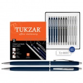 Ручка шариковая автоматическая TUKZAR «Refecto», 0,7 мм, стержень синий