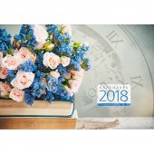 Календарь квартальный на 2018 год «Цветы. Изящный букет»
