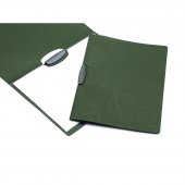 Папка с боковым зажимом «Barocco» А4, зеленая