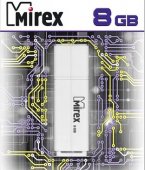 Флэш накопитель USB Mirex LINE WHITE 8GB (ecopack)