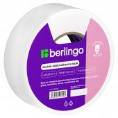 Лента клейкая двусторонняя Berlingo 50мм*8м на вспененной основе 1мм