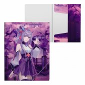 Папка на резинках пластиковая ErichKrause Manga (Lilac), A4
