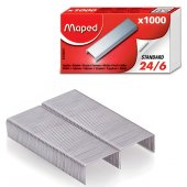 Скобы для степлера Maped, №24/6, 1000 шт.