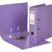 Папка-регистратор Strong Line 70мм, сиреневый (фиолетовый), двухсторонняя обтяжка ПП