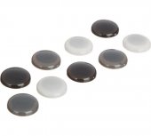 Магниты для доски D30мм, набор 9шт/уп Attache Серый