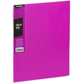 Папка Berlingo "Color Zone", А4, 20 вкладышей, корешок 14 мм, 600 мкм, розовая