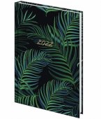 Ежедневник датированный 2022 (145х215 мм), А5, STAFF, ламинированная обложка, "Tropical"