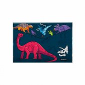 Папка-конверт на кнопке пластиковая ErichKrause Dino Planet А4