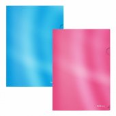 Набор из 4 папок-уголков пластиковых ErichKrause® Glossy Bubble Gum, арома, A4, непрозрачный, ассорти