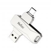 Флэш-накопитель 64GB USB3.0 Netac +TypeC U782C
