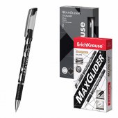 Ручка шариковая ErichKrause MaxGlider Stick&Grip 0.7, Ultra Glide Technology, цвет чернил чёрный