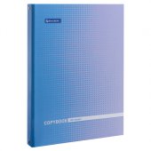 Тетрадь на кольцах  со см.блоком БОЛЬШАЯ (225х300мм) А4, 100л, обложка картон, клетка, BRAUBERG, рисунок Градиент