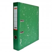 Папка-регистратор «Century» А4 с мраморным покрытием, 50 мм, зеленая