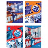 Блокнот BG «Business Time», А5, 80 л., клетка, на гребне