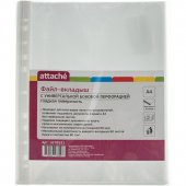 Файл (папка-вкладыш)   Attache А4 60мкм глянцевый, 50 шт/уп. 