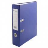 Папка-регистратор Forpus, А4, с покрытием из ПВХ/ЭКО, 70 мм, синяя