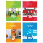 Блокнот BG «Color office», А5, 40 л., клетка, на гребне