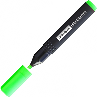 Текстовыделитель OfficeSpace, 1-4 мм, зеленый