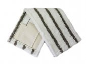 Насадка МОП для швабры, 40 × 13 см, микроволокно с абразивным слоем, с карманами и ушками