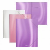 Папка на резинках пластиковая ErichKrause Glossy Candy, A4, ассорти