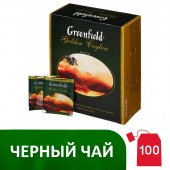 Чай черный Greenfield «Golden Ceylon», 100 пакетиков