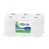 Туалетная бумага FOCUS «JUMBO EKO», 1 слойная, белая
