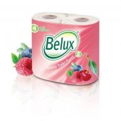 Туалетная бумага BELUX «Aroma», 2-х слойная, 8 шт., белая, с ароматом ягоды