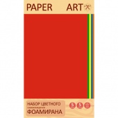 Фоамиран самоклеящийся «Яркие аппликации», цветной, 200 × 280 мм, 5 листов, 5 цветов