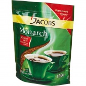 Кофе растворимый JACOBS «Monarch», сублимированный, 150 г, мягкая упаковка