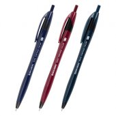 Ручка шариковая масляная автоматическая BRAUBERG «DUAL VINTAGE COLOR», СИНЯЯ, пишущий узел 0,7 мм, линия письма 0,35 мм