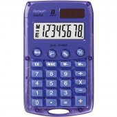 Калькулятор карманный REBELL Starlet WB, 8 разрядов, фиолетовый