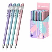 Ручка шариковая ErichKrause ULTRA-20 Stick Pastel 0.7, Super Glide Technology, цвет чернил синий