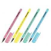 Ручка шариковая масляная LOREX «Pastel», серия Slim Soft, 0,5 мм, стержень синий, корпус ассорти