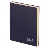Ежедневник датированный 2023 А5, 160л., бумвинил синий, Attache Economy
