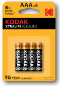 Элемент питания Kodak LR03-4BL XTRALIFE