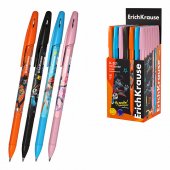 Ручка шариковая ErichKrause R-301 Stick Ну, Погоди! Каникулы 0.7, цвет чернил синий