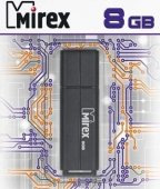 Флэш накопитель USB Mirex LINE BLACK 8GB (ecopack)