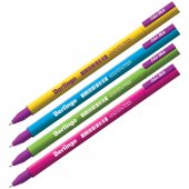 Ручка гелевая Berlingo «Color Stick», 0,5 мм, стержень черный, корпус ассорти