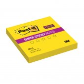 Блок самоклеящийся Post-it Super Sticky, 76 ×76 мм, желтый 90л